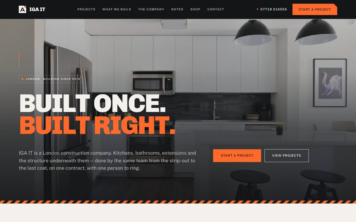The home page of igait.co.uk