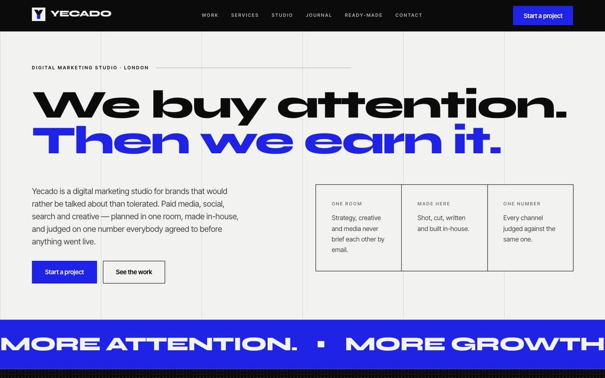 The home page of yecado.com